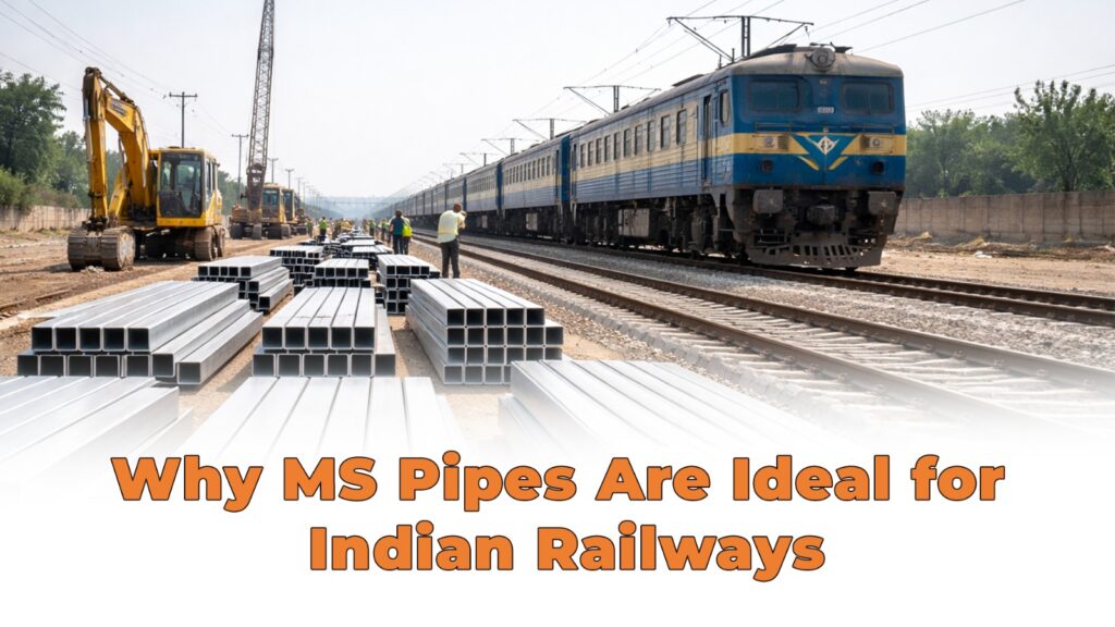 Why MS Pipes Are Ideal for Indian Railways