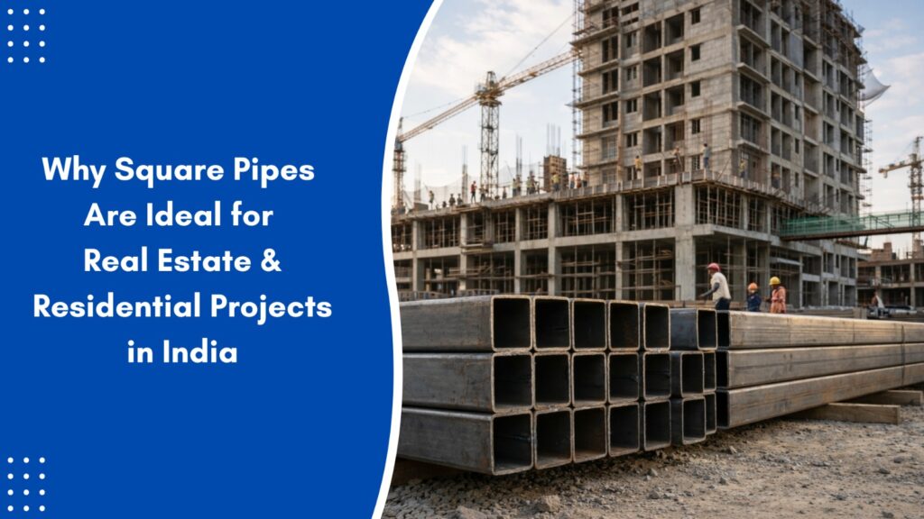 Why Square Pipes Are Ideal for Real Estate & Residential Projects in India